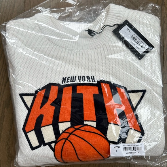 KITH for New York Knicks Knit Crewneck - Picture 1 of 2